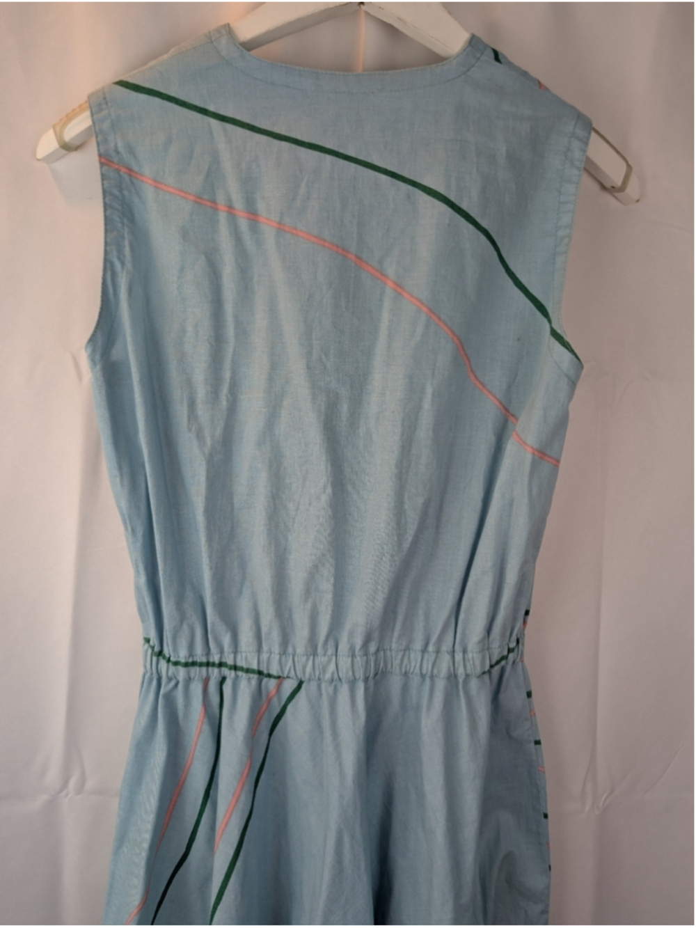 Vintage 70s Marimekko Jälki sundress/designed by Pentti Rinta in VGUC - Picture 7 of 8